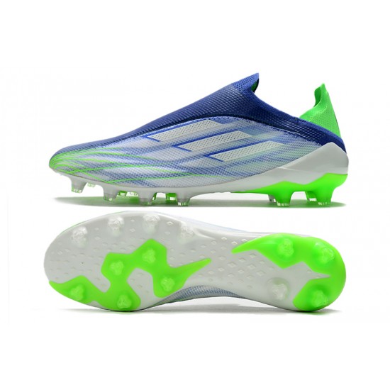 Adidas X Speedflow AG Soccer Cleats White Blue