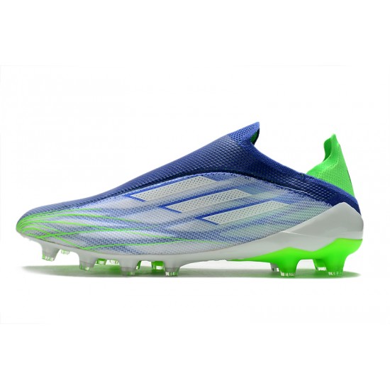 Adidas X Speedflow AG Soccer Cleats White Blue