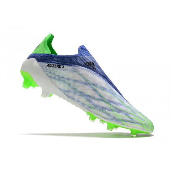 Adidas X Speedflow AG Soccer Cleats White Blue