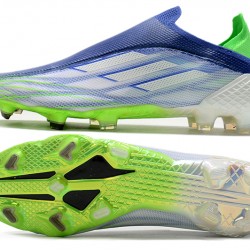 Adidas X Speedflow FG Soccer Cleats White Blue