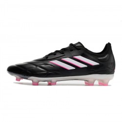 Adidas Copa Pure.1 FG Black Zero Metalic Team Shock Pink Soccer Cleats