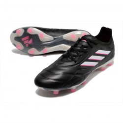 Adidas Copa Pure.1 FG Black Zero Metalic Team Shock Pink Soccer Cleats