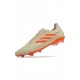 Adidas Copa Pure .1 FG White Orange Soccer Cleats