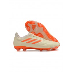 Adidas Copa Pure .1 FG White Orange Soccer Cleats