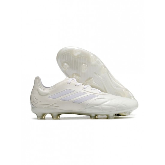 Adidas Copa Pure.1 FG White Zero Met Soccer Cleats