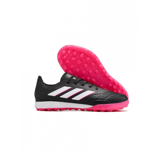 Adidas Copa Pure.1 TF Black Zero Metalic Team Shock Pink Soccer Cleats