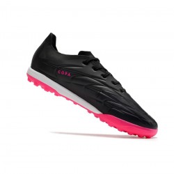 Adidas Copa Pure.1 TF Black Zero Metalic Team Shock Pink Soccer Cleats