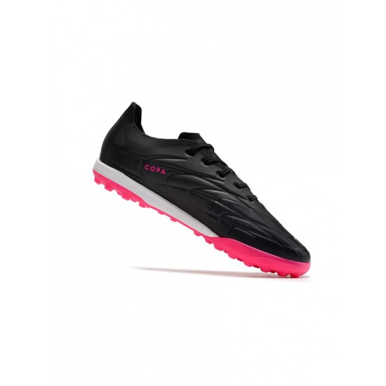 Adidas Copa Pure.1 TF Black Zero Metalic Team Shock Pink Soccer Cleats