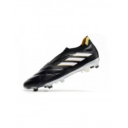 Adidas Copa Pure FG Black White Gold Met Soccer Cleats