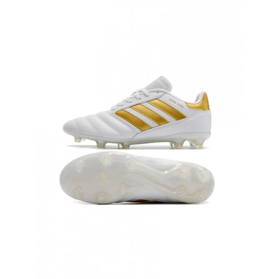 Adidas Copa Mundial.1 FG Cloud White Gold Metallic Cloud White Soccer Cleats