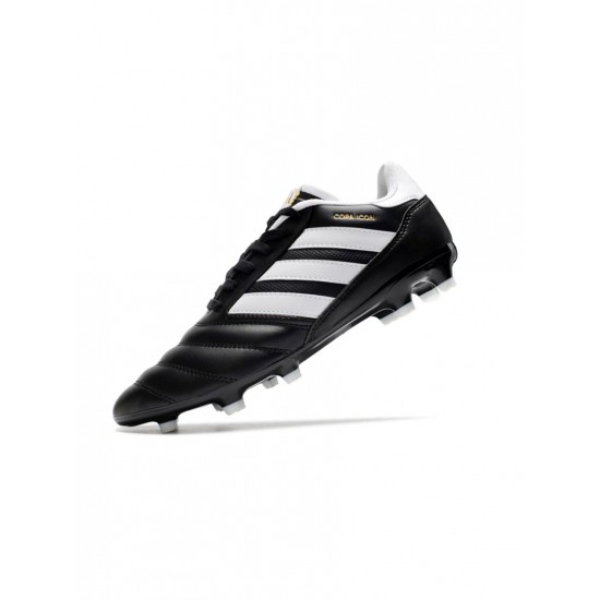 Adidas Copa Mundial.1 FG Core Black Cloud White Gold Metallic Soccer Cleats