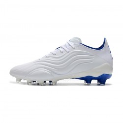 Adidas Copa Sense.1 AG White Hi Res Blue Legend Ink Soccer Cleats