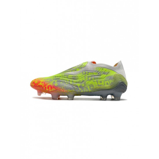 Adidas Copa Sense.1 FG Numbers Up Clonix Footwear White Solar Yellow Soccer Cleats