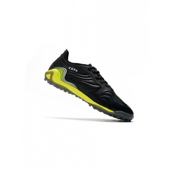 Adidas Copa Sense .1 TF Core Black White Solar Yellow Soccer Cleats