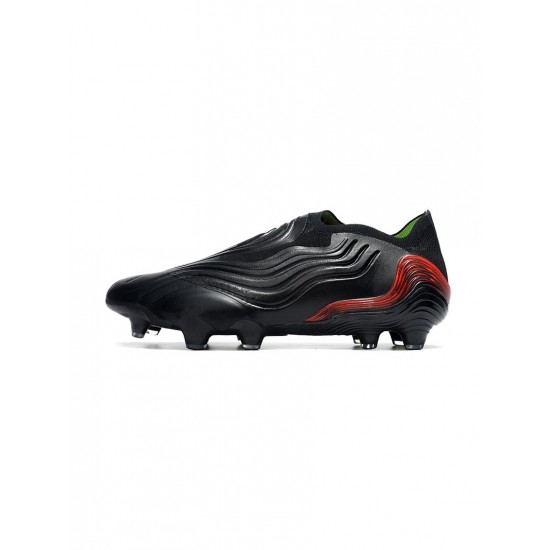 Adidas Copa Sense FG Black Solar Red Solar Green Soccer Cleats