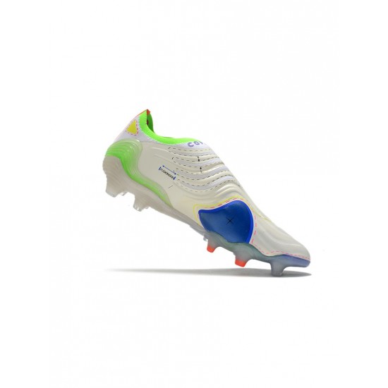 Adidas Copa Sense Launch Edition FG White Green Red Yellow Soccer Cleats