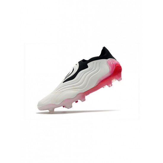 Adidas Copa Sense Launch Edition FG White White Shock Pink Soccer Cleats