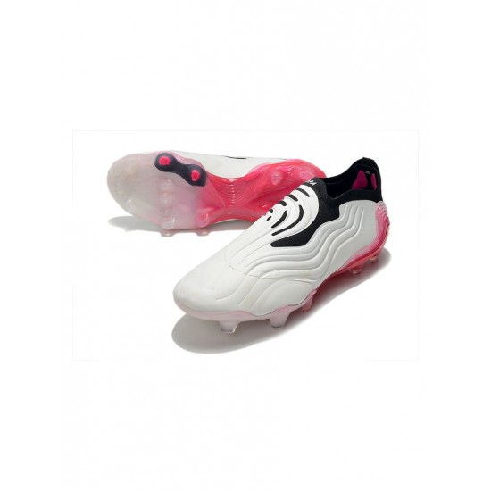 Adidas Copa Sense Launch Edition FG White White Shock Pink Soccer Cleats