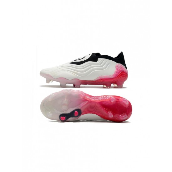 Adidas Copa Sense Launch Edition FG White White Shock Pink Soccer Cleats