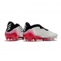 Adidas Copa Sense Launch Edition FG White White Shock Pink Soccer Cleats