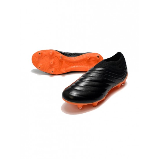 Adidas Copa 20 FG Black Orange Soccer Cleats