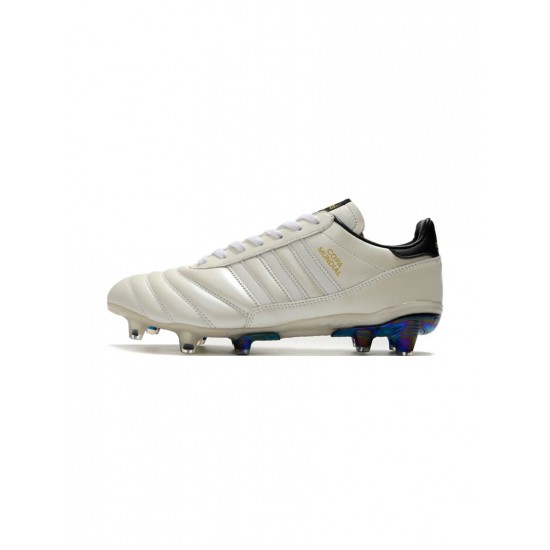 Adidas Copa Mundial 21 FG Core White Gold Metallic  Soccer Cleats