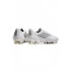 Adidas F50 Adizero Iv Leather FG Firm Ground White Silver Black Soccer Cleats