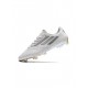 Adidas F50 Adizero Iv Leather FG Firm Ground White Silver Black Soccer Cleats