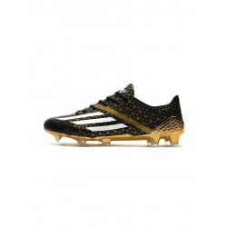 Adidas F50 Ghosted Adizero Crazylight Core Black Cloud White Gold Metallic Soccer Cleats