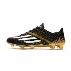 Adidas F50 Ghosted Adizero Crazylight Core Black Cloud White Gold Metallic Soccer Cleats