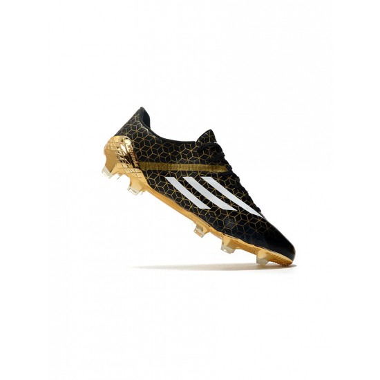 Adidas F50 Ghosted Adizero Crazylight Core Black Cloud White Gold Metallic Soccer Cleats