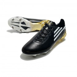 Adidas F50 Ghosted Adizero FG Legends Core Black Footwear White Gold Metallic Limited Edition Soccer Cleats