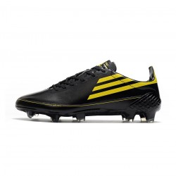 Adidas F50 Ghosted Adizero FG Core Black Yellow Soccer Cleats