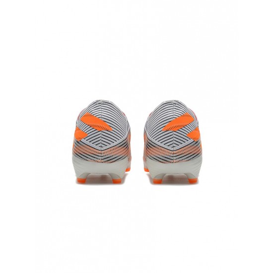 Adidas Nemeziz Superspectral .1 FG White Black Orange Soccer Cleats