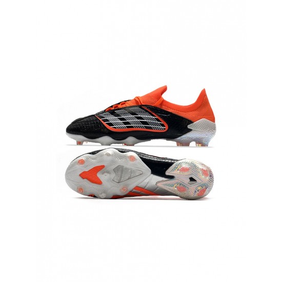 Adidas Predator Archive FG Red Core Black Silver Footwear White Soccer Cleats