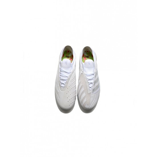 Adidas Predator Archive FG Silver White Soccer Cleats