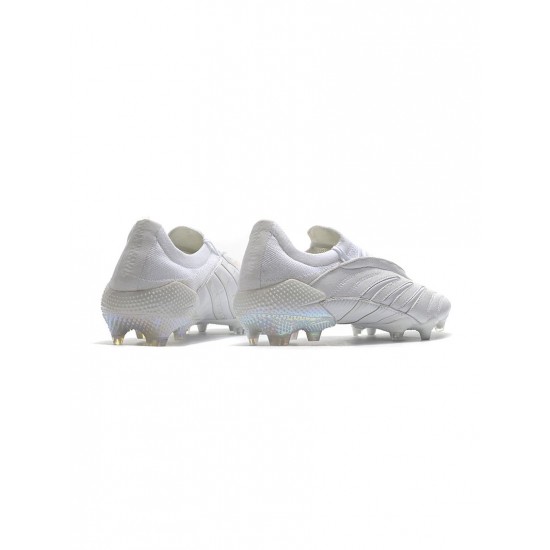 Adidas Predator Archive FG Silver White Soccer Cleats