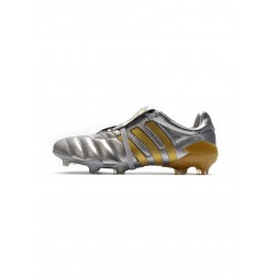 Adidas Predator Mania FG Tormentor Metallic Silver Gold Soccer Cleats