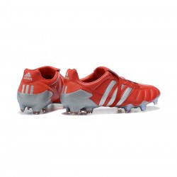 Adidas Predator Mania FG Tormentor Red Metallic Silver Soccer Cleats