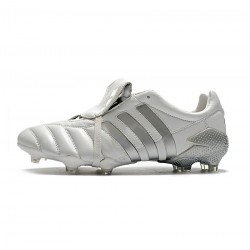 Adidas Predator Mania FG White Silver Soccer Cleats