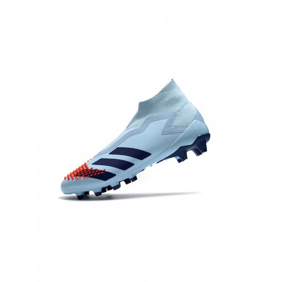 Adidas Predator Mutator 20.1 AG Blue Grey Red Soccer Cleats