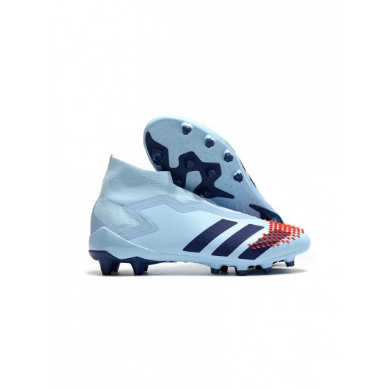 Adidas Predator Mutator 20.1 AG Blue Grey Red Soccer Cleats