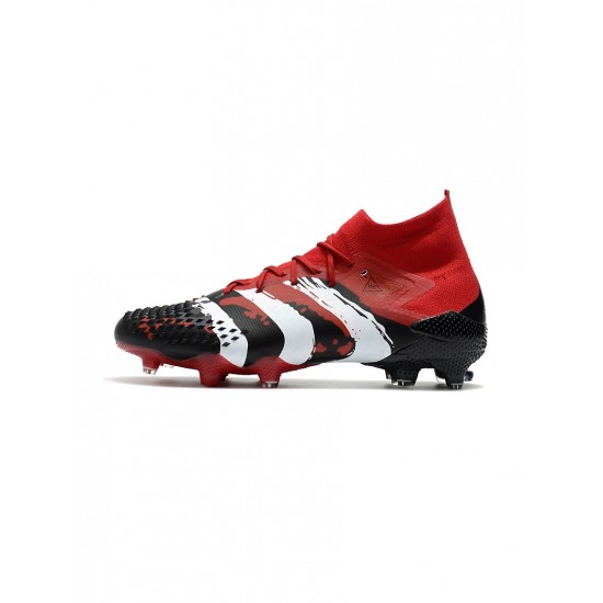 Adidas Predator Mutator 20.1 FG Human Race True Red White Core Black Soccer Cleats