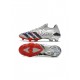 Adidas Predator Freak.1 Low FG Silver Metallic Core Black Scarlet Soccer Cleats