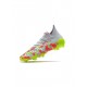 Adidas Predator Freak.1 Numbersup FG Clear Grey White Solar Yellow Soccer Cleats