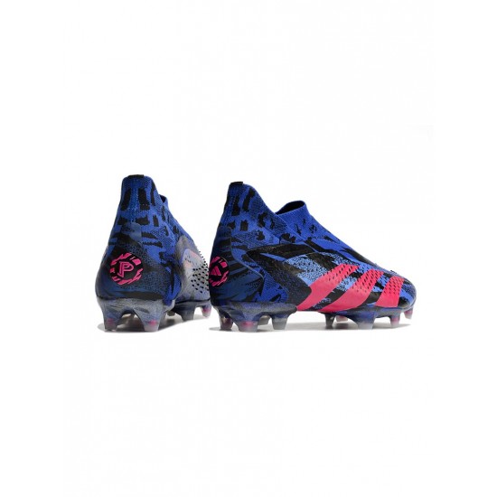 Adidas Pogba Predator Accuracy Elite Df FG Paul Pogba Pink Blue Soccer Cleats