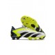 Adidas Predator Accuracy.1 FG Paul Pogba White Black Yellow Soccer Cleats