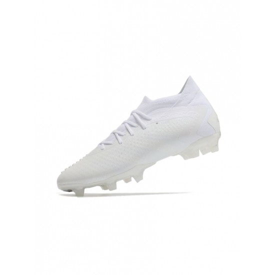 Adidas Predator Accuracy .1 FG White Soccer Cleats