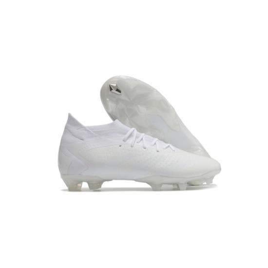 Adidas Predator Accuracy .1 FG White Soccer Cleats