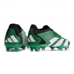 Adidas Predator Accuracy.1 Low Elite FG Green Black White Soccer Cleats